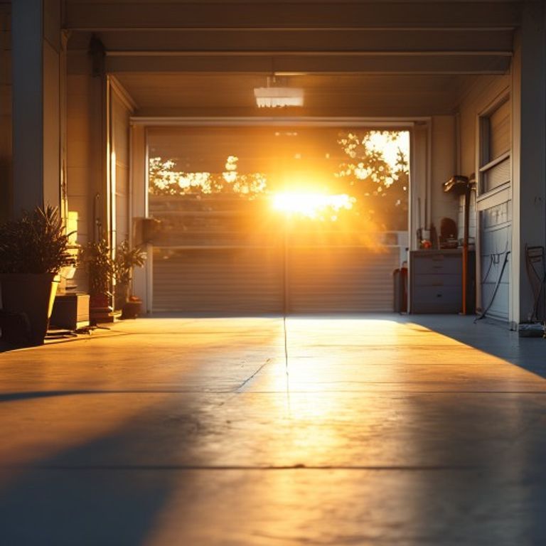 Blue Cidr Garage Door's Repairs Inc — professional Garage Door Repair in Bristol, our branded team and work van — Garage Door Repair near me